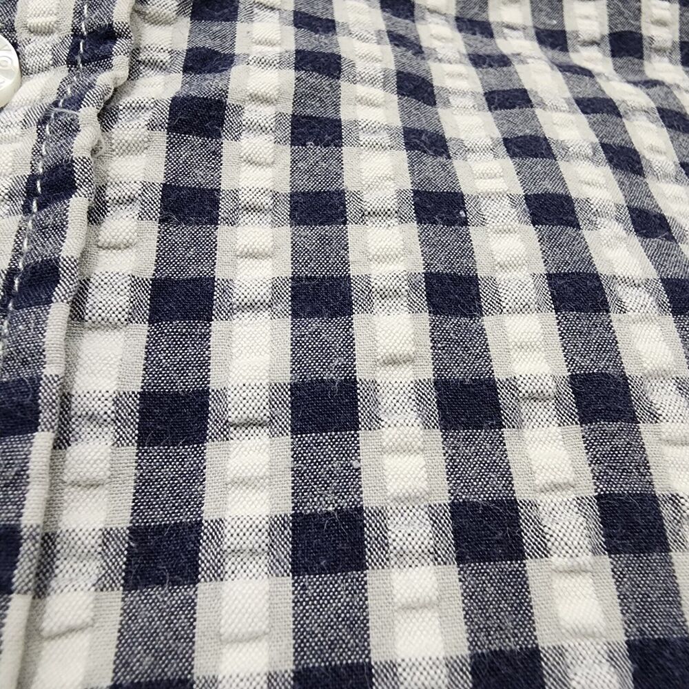 Walt Disney World Men's Mickey Mouse Blue & White Striped Shirt Size L - Picture 12 of 13